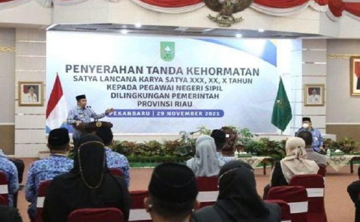 Ini Pesan Gubernur untuk PNS Pemprov Riau Pada HUT Korpri Ke 50