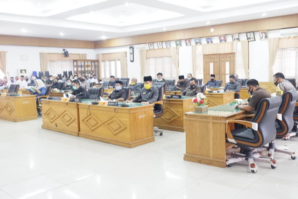 Rapat Paripurna DPRD Bengkulu Utara, Eksekutif  Sampaikan Rancangan Peraturan Penyertaan Modal Daera