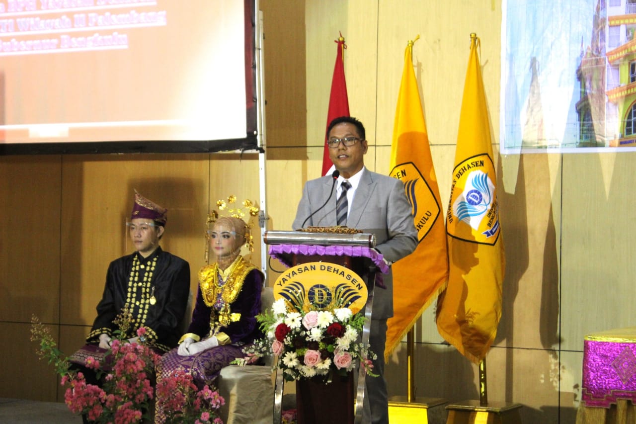 Wisuda Universitas Dehasen Bengkulu (UNIVED) Periode III Tahun 2020, Wagub Dedy: Saatnya Dunia Digenggam oleh Generasi Muda