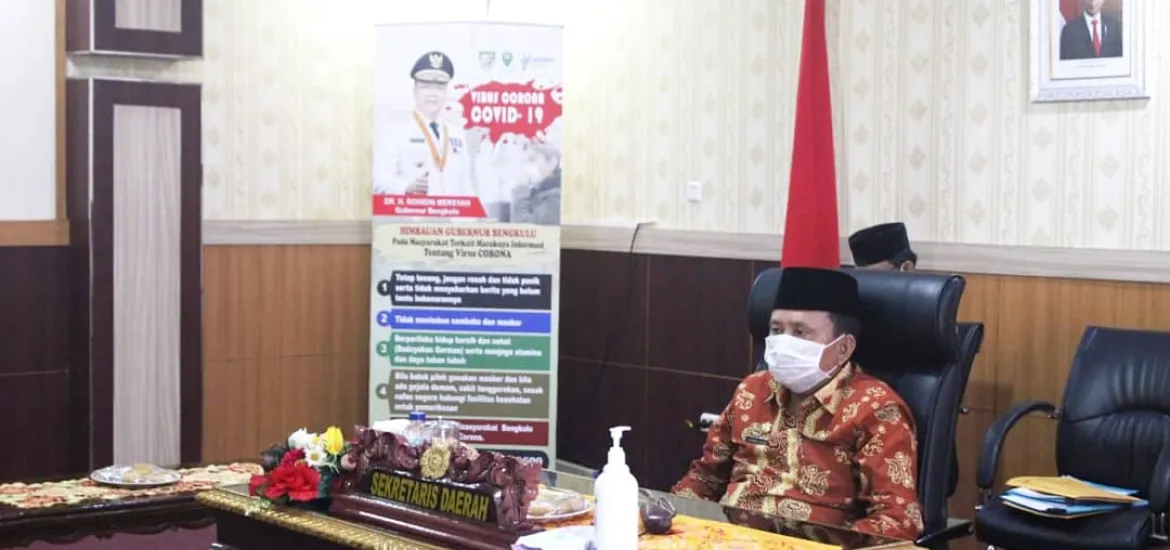 Pemprov Bengkulu Ikuti Rakor Kebijakan Penyusunan APBD 2021 dan Sepakati Kebijakan Pemerintah Pusat