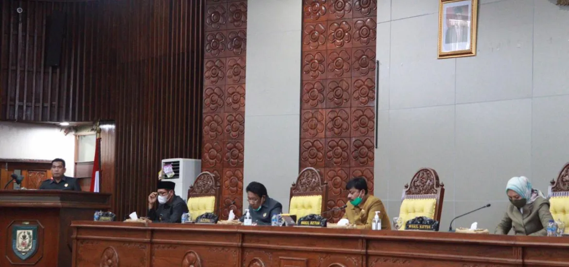 Badan Anggaran Setujui Raperda APBD-P Provinsi Bengkulu 2020 Dilanjutkan Pembahasannya