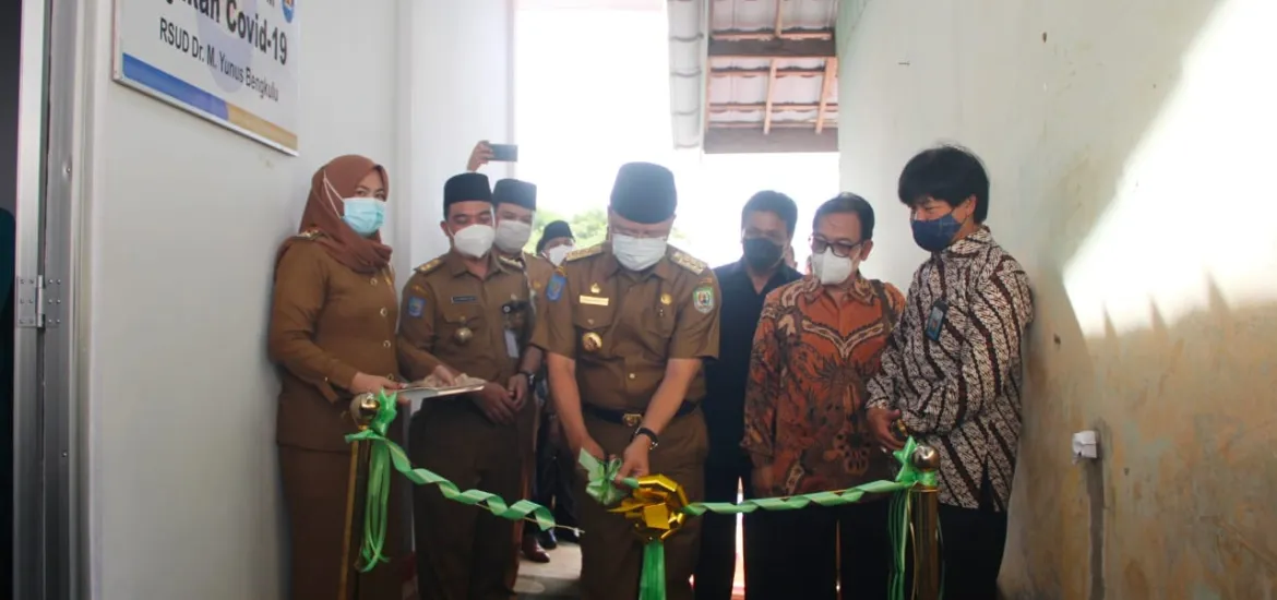 Pemerintah provinsi Dan Gubenur Rohidin Resmikan Lab Rujukan PCR Covid-19 RSUD M Yunus Bengkulu