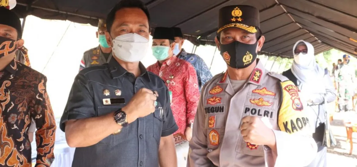 Bupati Ferry Ramli Hadiri Apel Kesiapan Bhabinkamtibmas dan Nakes Sebagai Tracer Covid-19