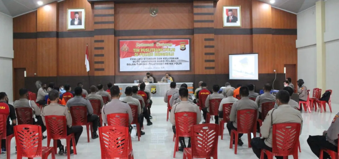 Tingkatkan Pelayanan Prima, Puslitbang Polri Lakukan Penelitian RIKWASTU Evaluasi Standar dan Kelayakan Bangunan Mako Polsek