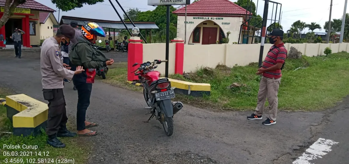 Razia rutin Polsek Curup Polres Rejang Lebong