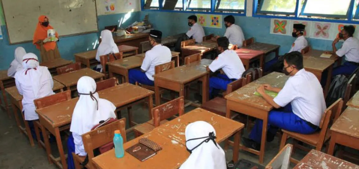 Pembelajaran Tatap Muka tingkat SMA/SMK di Bengkulu Berlangsung Berjalan Lancar