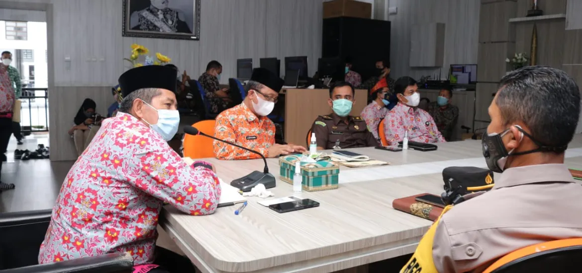 Pemerintah Kabupaten Siak Gelar Rakor Penanggulangan Penyebaran Covid-19