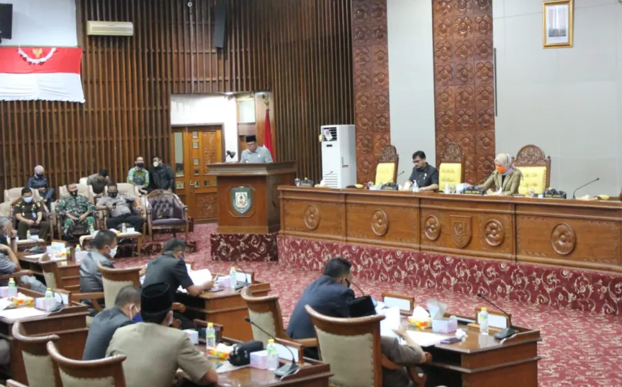 DPRD Provinsi Bengkulu Gelar Rapat Paripurna Agenda Penyampaian Nota Penjelasan Gubernur Bengkulu Tentang RAPBD-P TA 2020