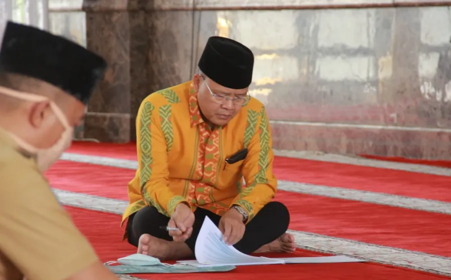 Pengembangan Islamic Center Masjid Raya Baitul Izzah, Rohidin: Kembali Dilanjutkan 2021