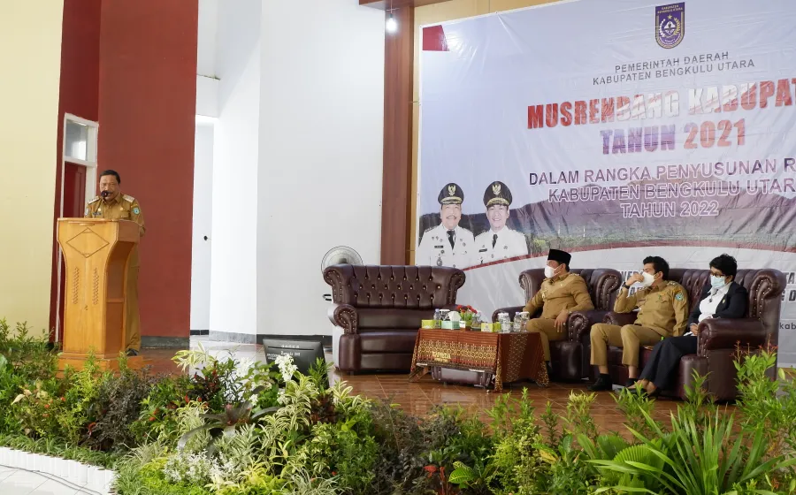 Dalam Rangka Penyusunan RKPD Tahun 2022, Kabupaten Bengkulu Utara Gelar Musrenbang 