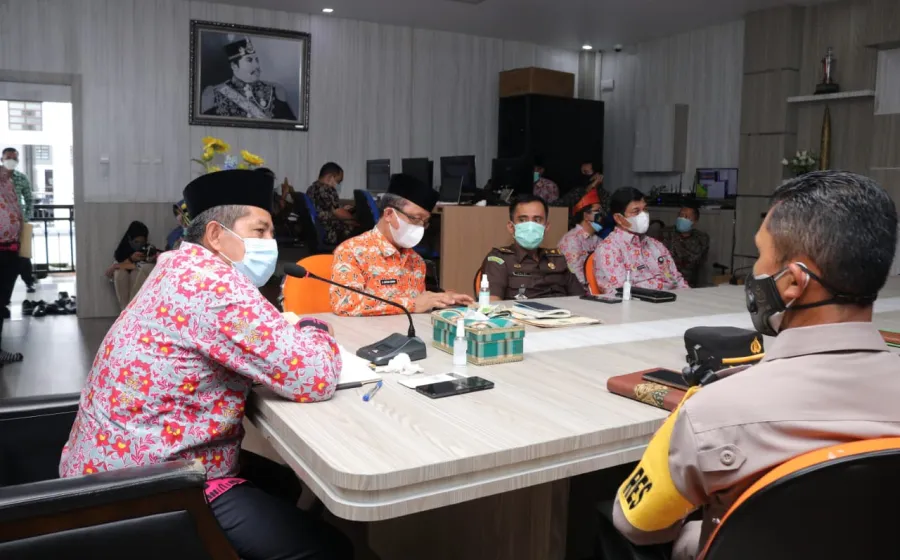 Pemerintah Kabupaten Siak Gelar Rakor Penanggulangan Penyebaran Covid-19